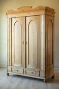 Monumental Antique Danish Pine Armoire | 18th/19th Century