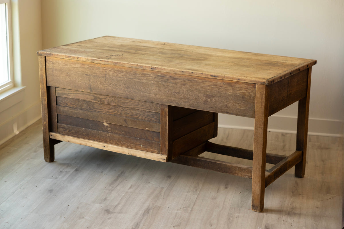 Antique Work Table Kitchen Island