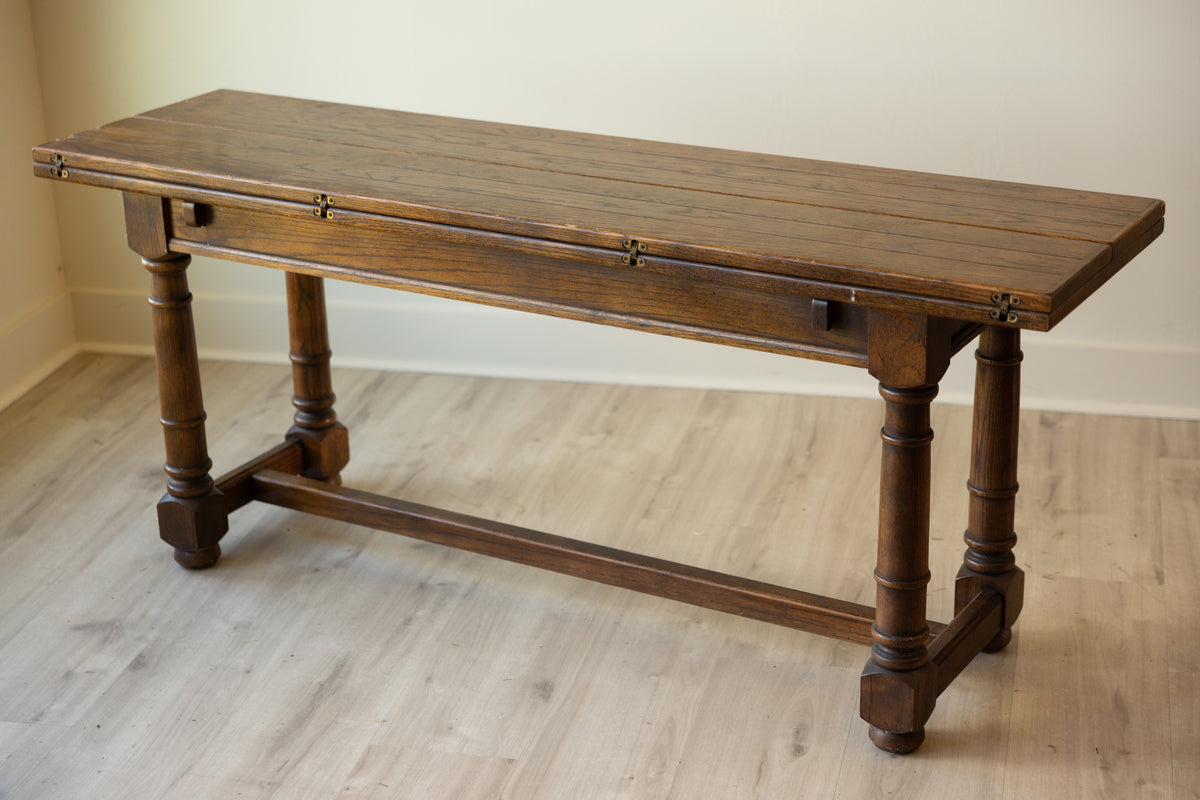 Vintage Century Flip-Top Console Dining Table