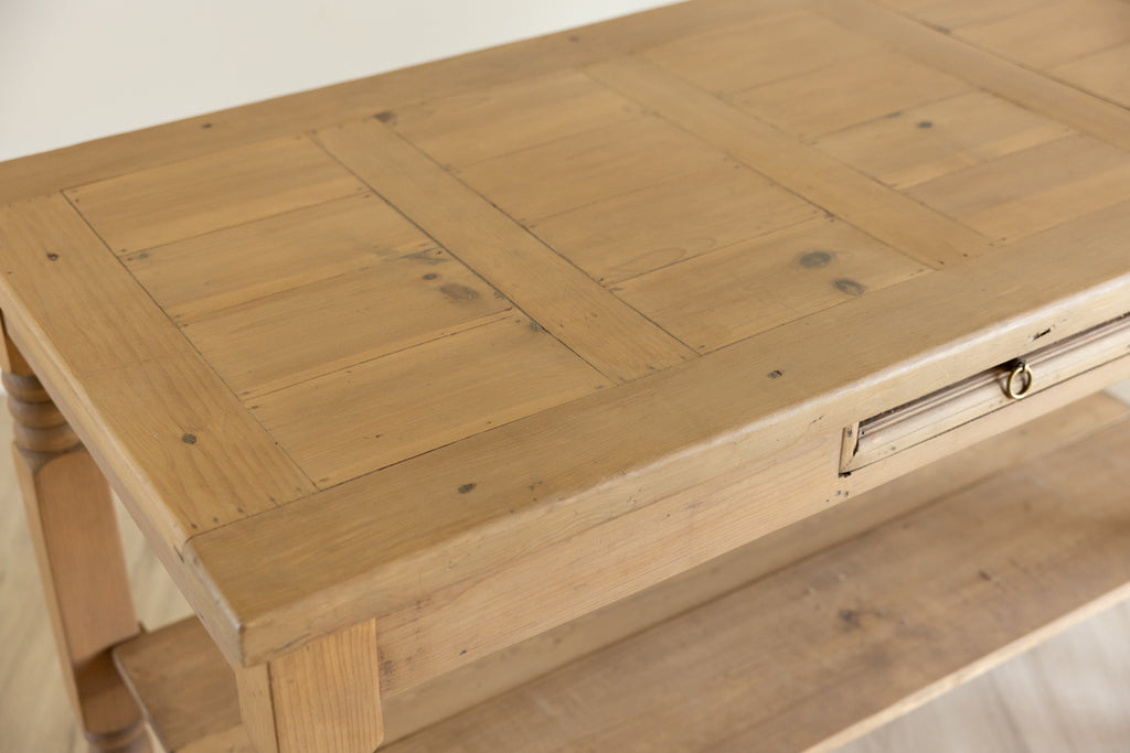Antique Pine Farmhouse Table