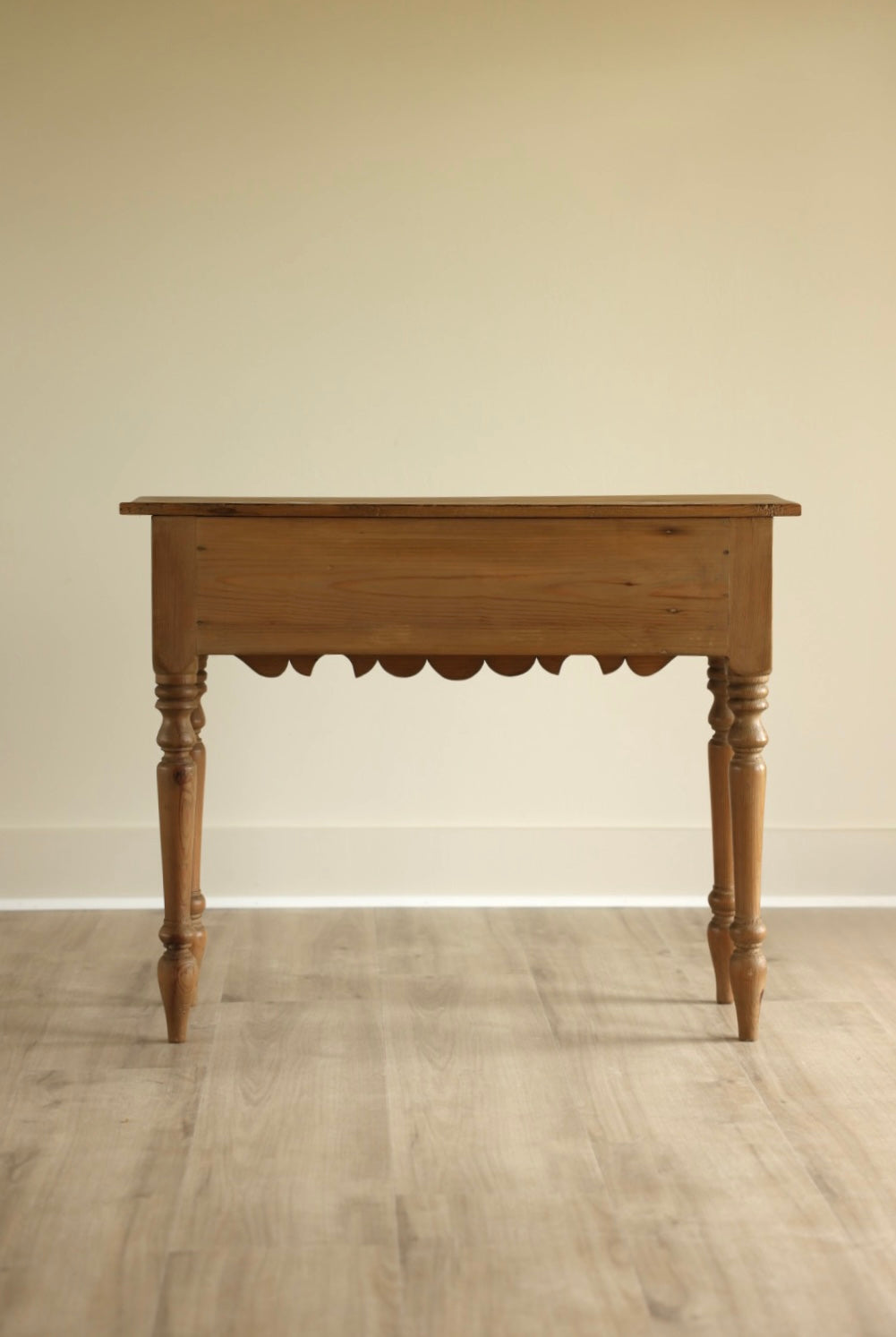 Vintage Pine Console Table with Three Drawers | Primitive Farmhouse Sofa Table | Rustic Entryway Table or Bedside Table