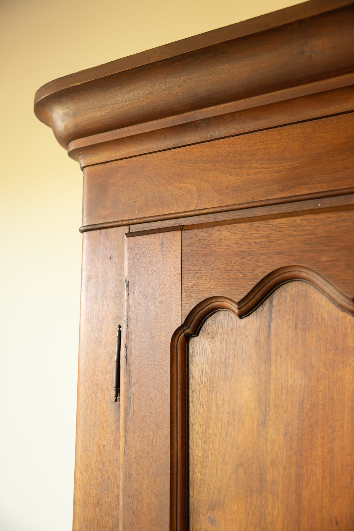 Antique American Walnut Knock-Down Wardrobe | 19th Century Armoire