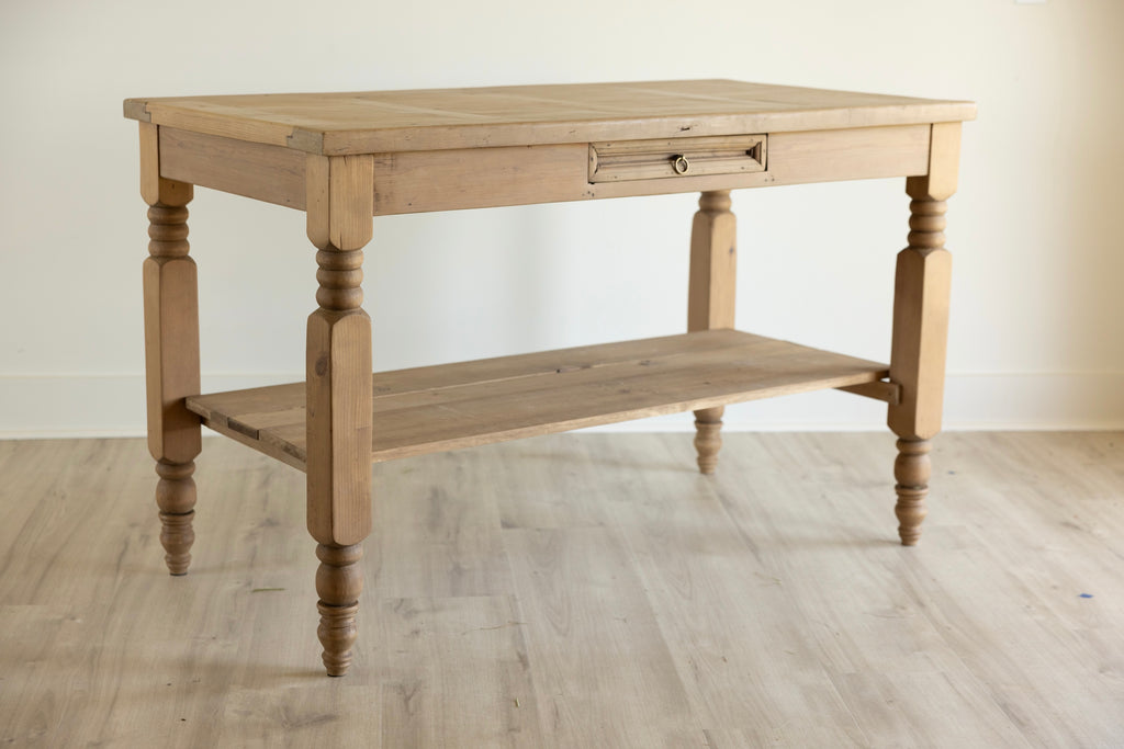 Antique Pine Farmhouse Table
