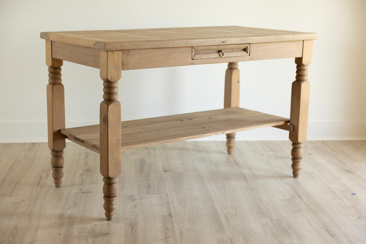 Antique Pine Farmhouse Table