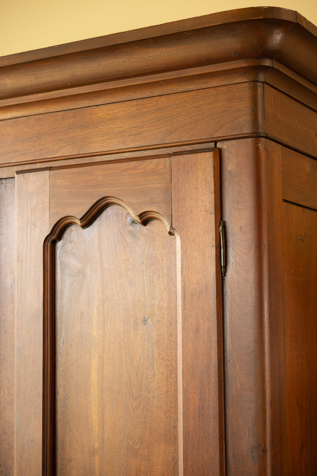 Antique American Walnut Knock-Down Wardrobe | 19th Century Armoire