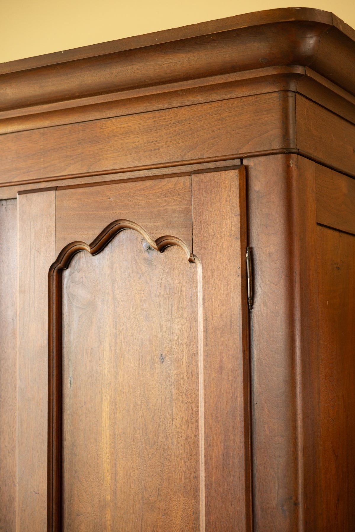 Antique American Walnut Knock-Down Wardrobe | 19th Century Armoire