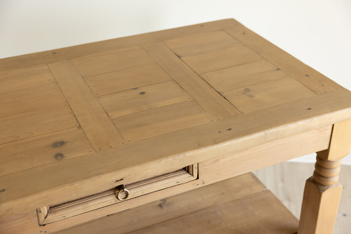 Antique Pine Farmhouse Table