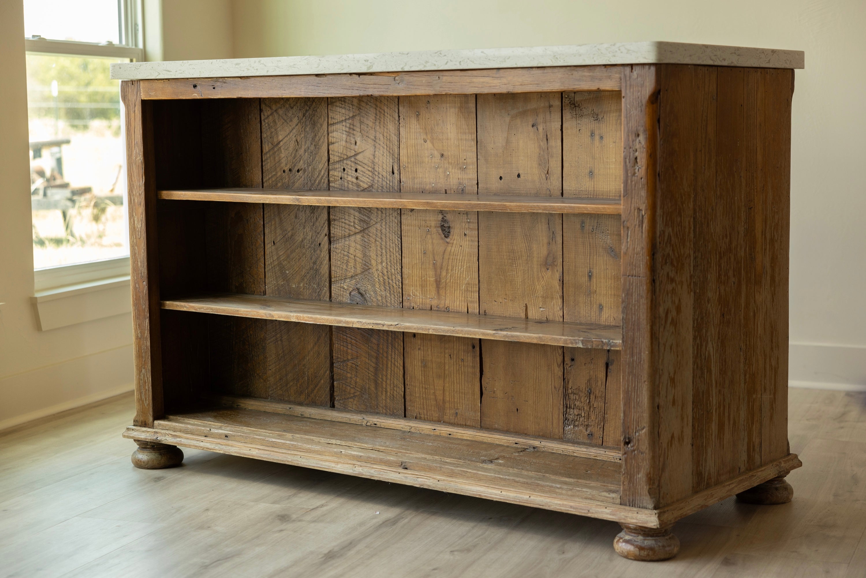 Vintage Farmhouse Kitchen Island | Sideboard, Shop Counter & Display Cabinet