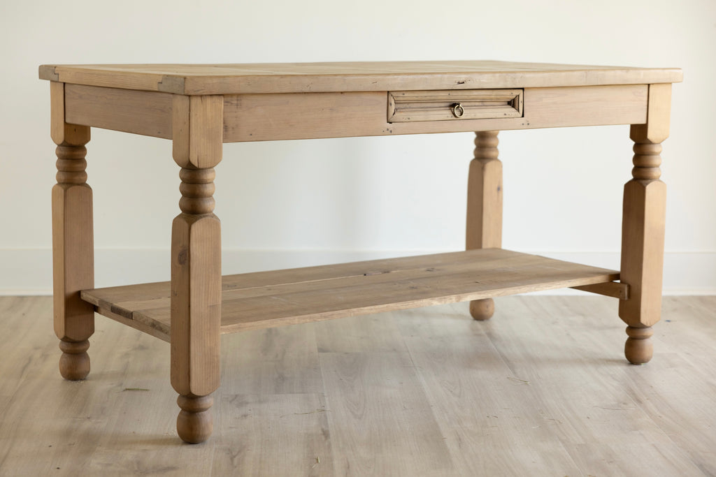 Antique Pine Farmhouse Table