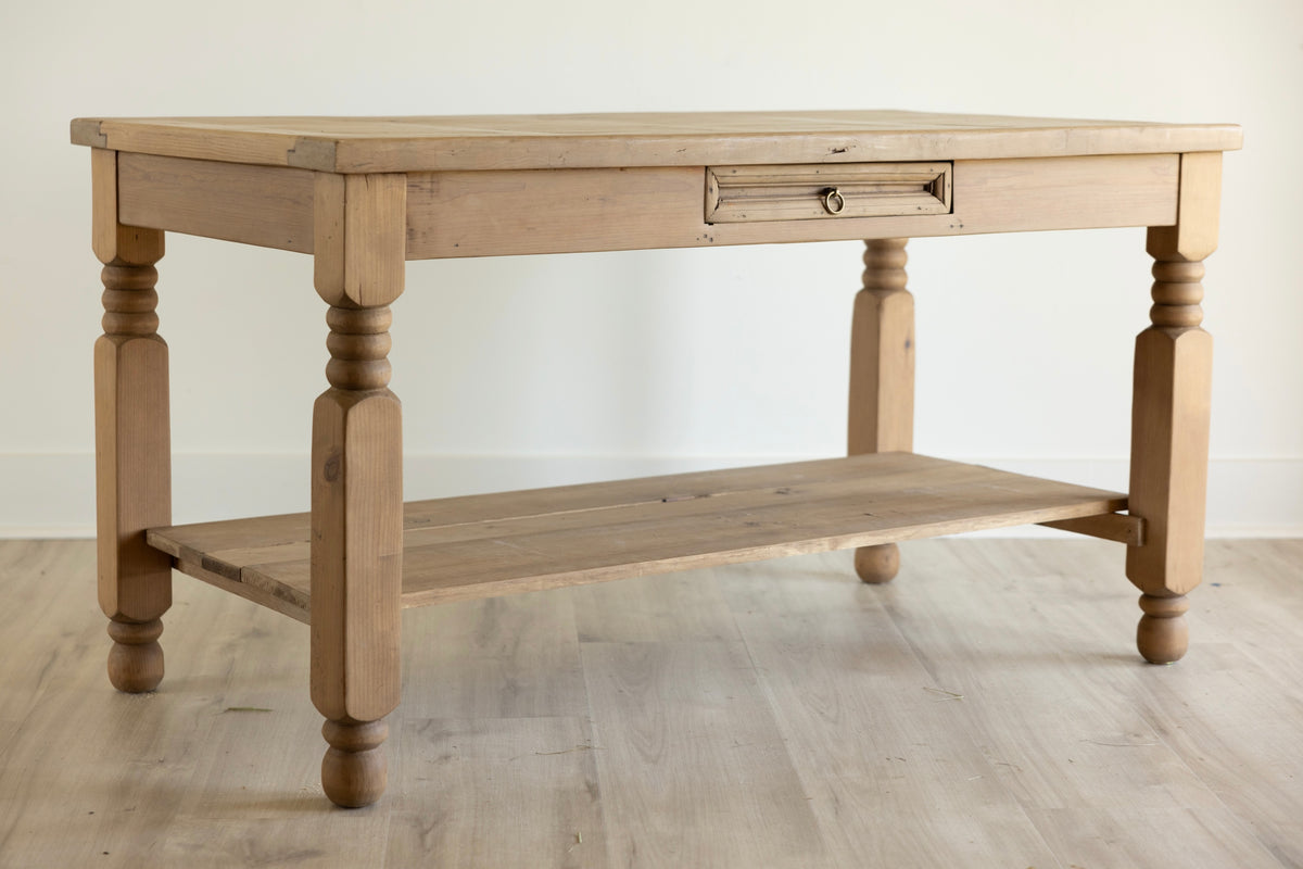 Antique Pine Farmhouse Table