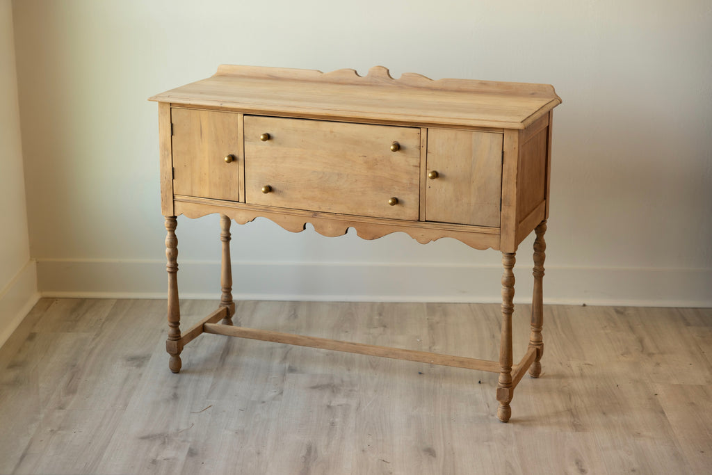 Antique Sideboard Console | Primitive Kitchen Server | Entry Table