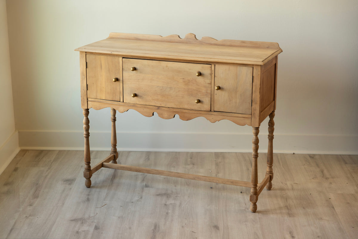 Antique Sideboard Console | Primitive Kitchen Server | Entry Table