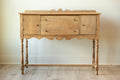 Antique Sideboard Console | Primitive Kitchen Server | Entry Table